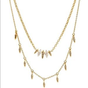 NWT Nadri Layered Gold Necklace